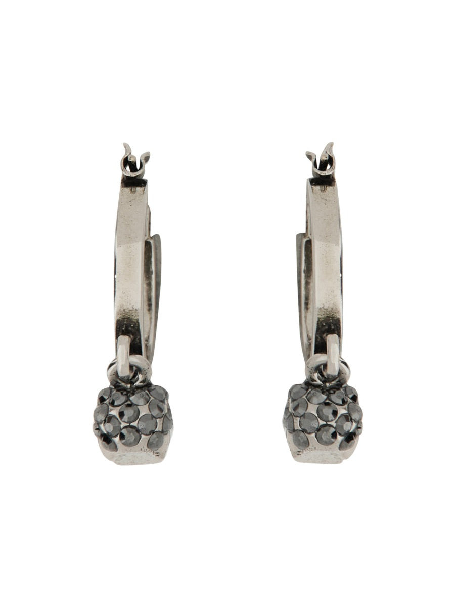 Skull Hoop Earrings - 2
