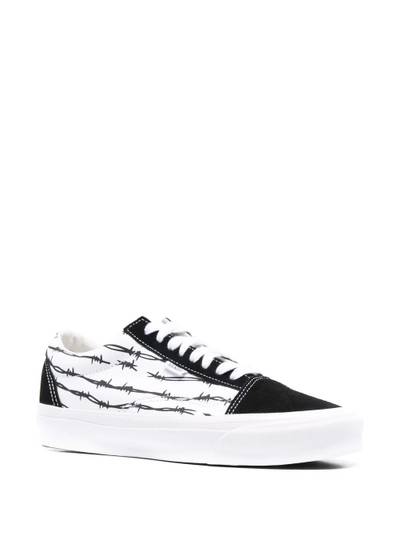 Vans barbed wire-print sneakers outlook