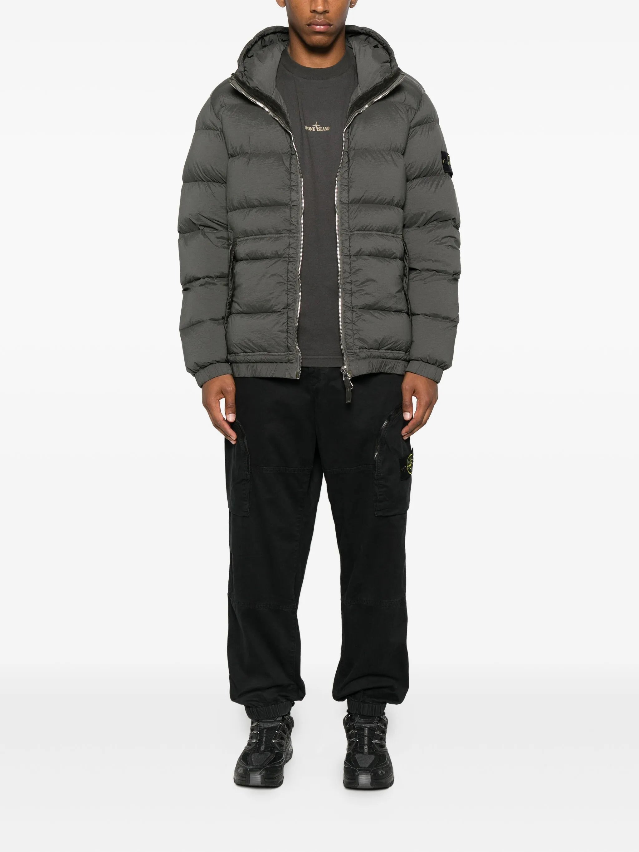 Stone Island Seamless Tunnel Hooded Puffer Jacket - 5
