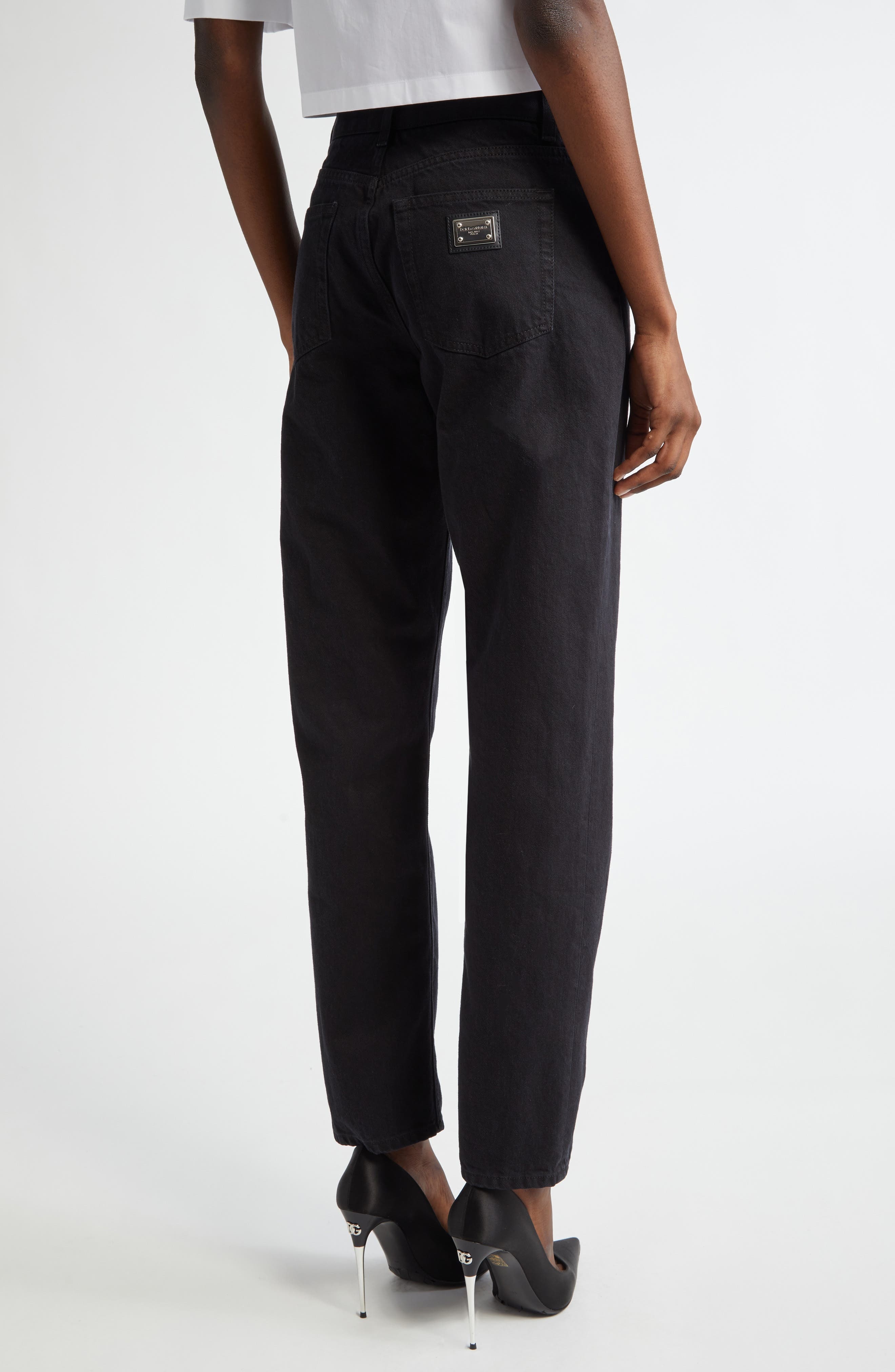 Dolce&Gabbana Low Rise Boyfriend Jeans in S9001 Variante Abbinata at Nordstrom - 3