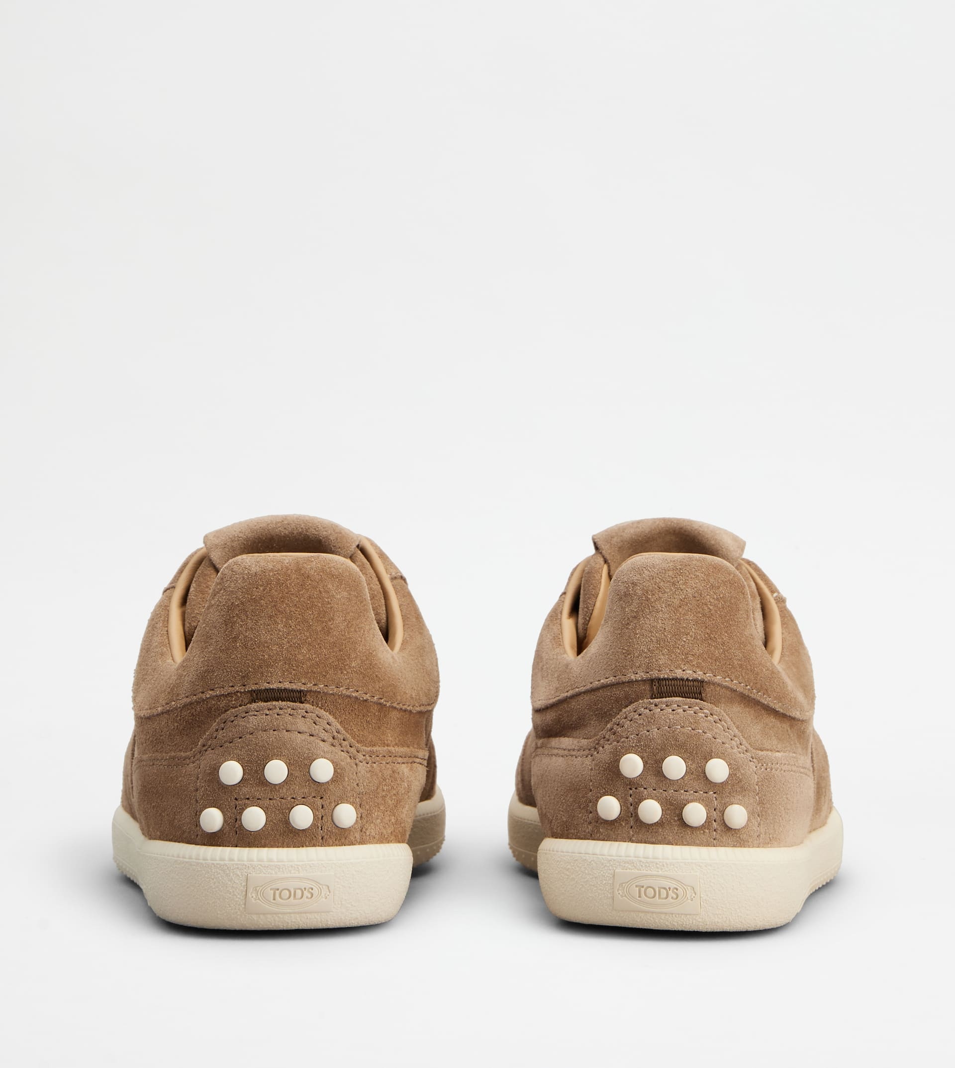 TOD'S TABS SNEAKERS IN SUEDE - BROWN - 2