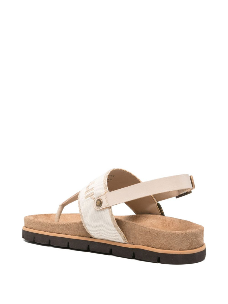 Lumley logo-embroidered slingback sandals 3