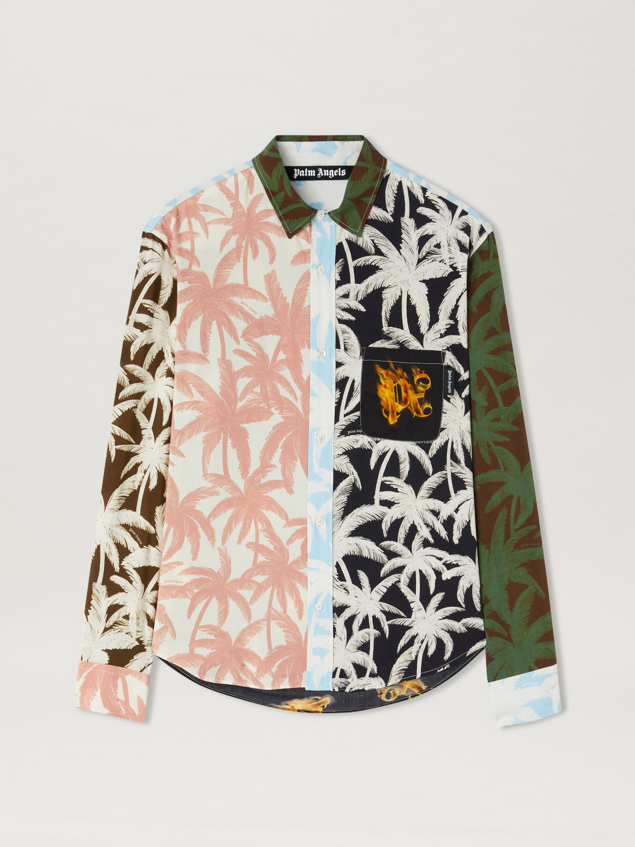 Patchwork Palms Shirt - 1