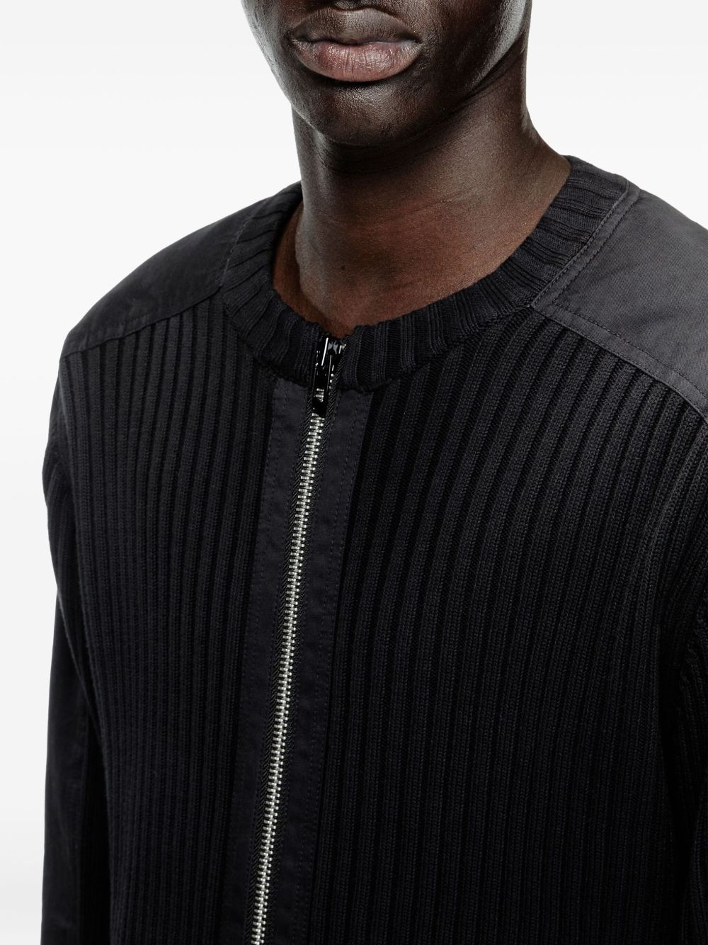 K-Matty ribbed zip-up cardigan - 6