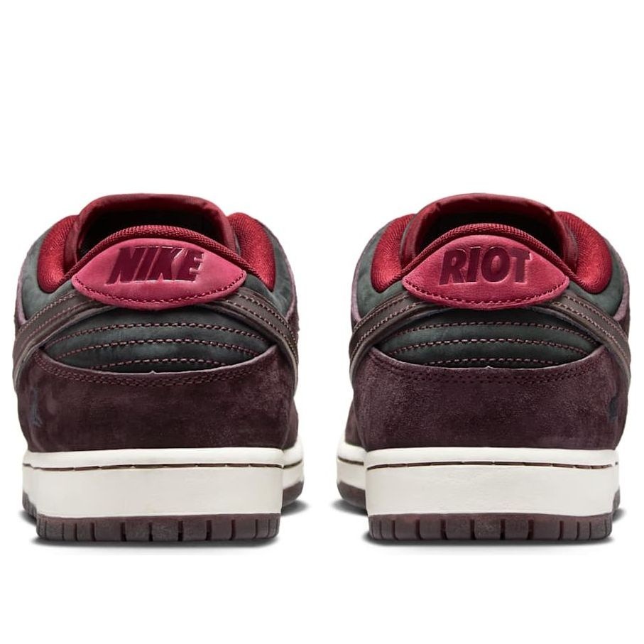 Nike x Riot Skateshop SB Dunk Low 'Mahogany Dark Beetroot' FZ1289-200 - 5