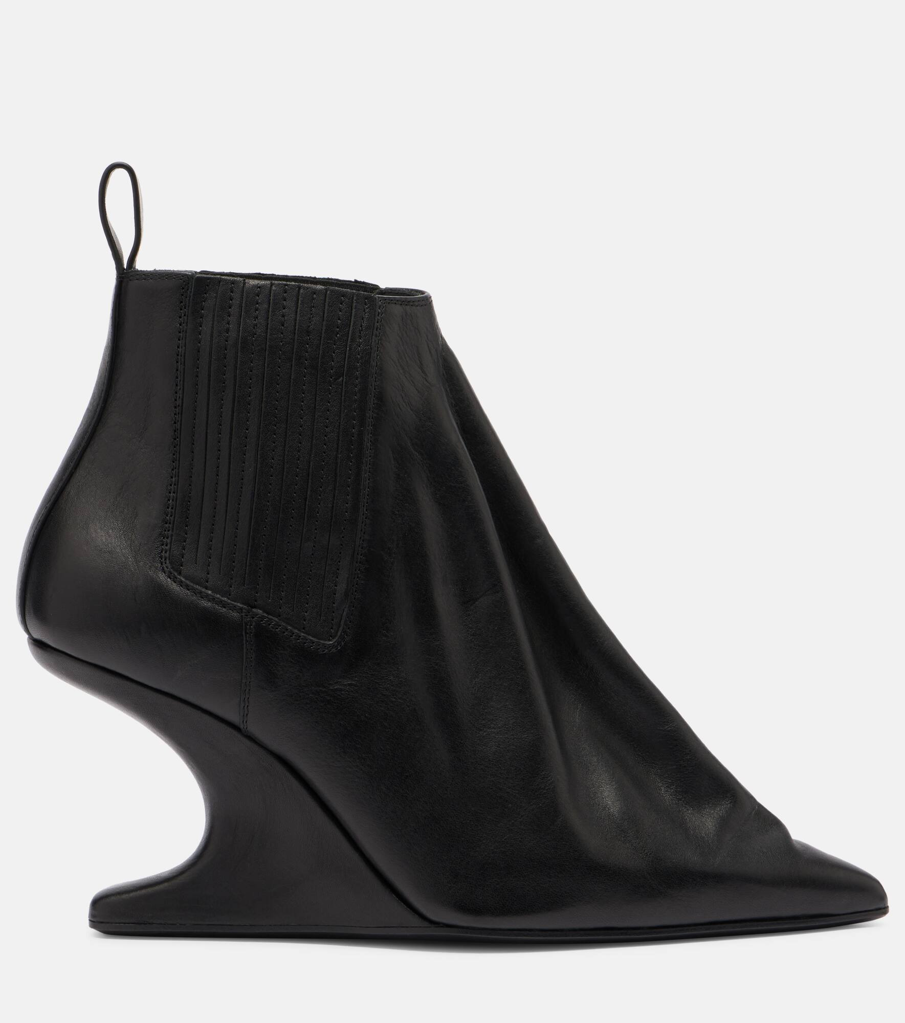 Leather ankle boots - 4