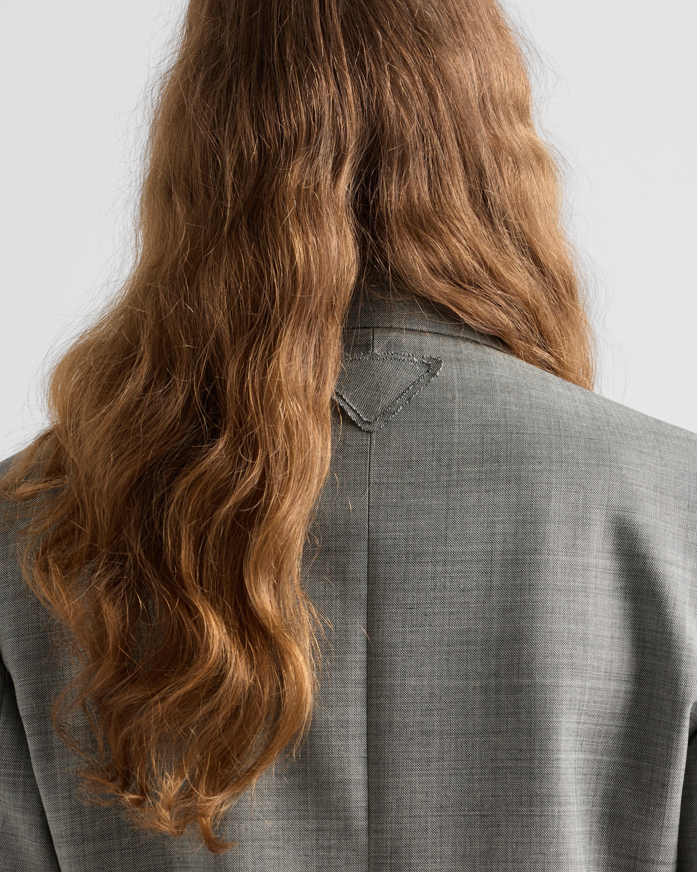 Double-breasted grisaille jacket - 6