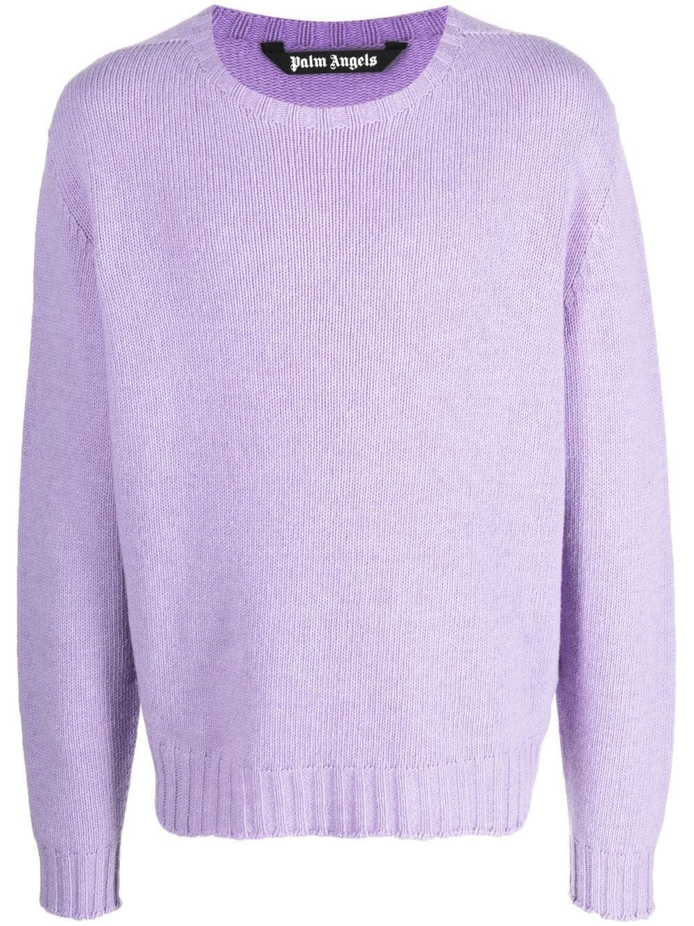 logo-intarsia jumper - 2