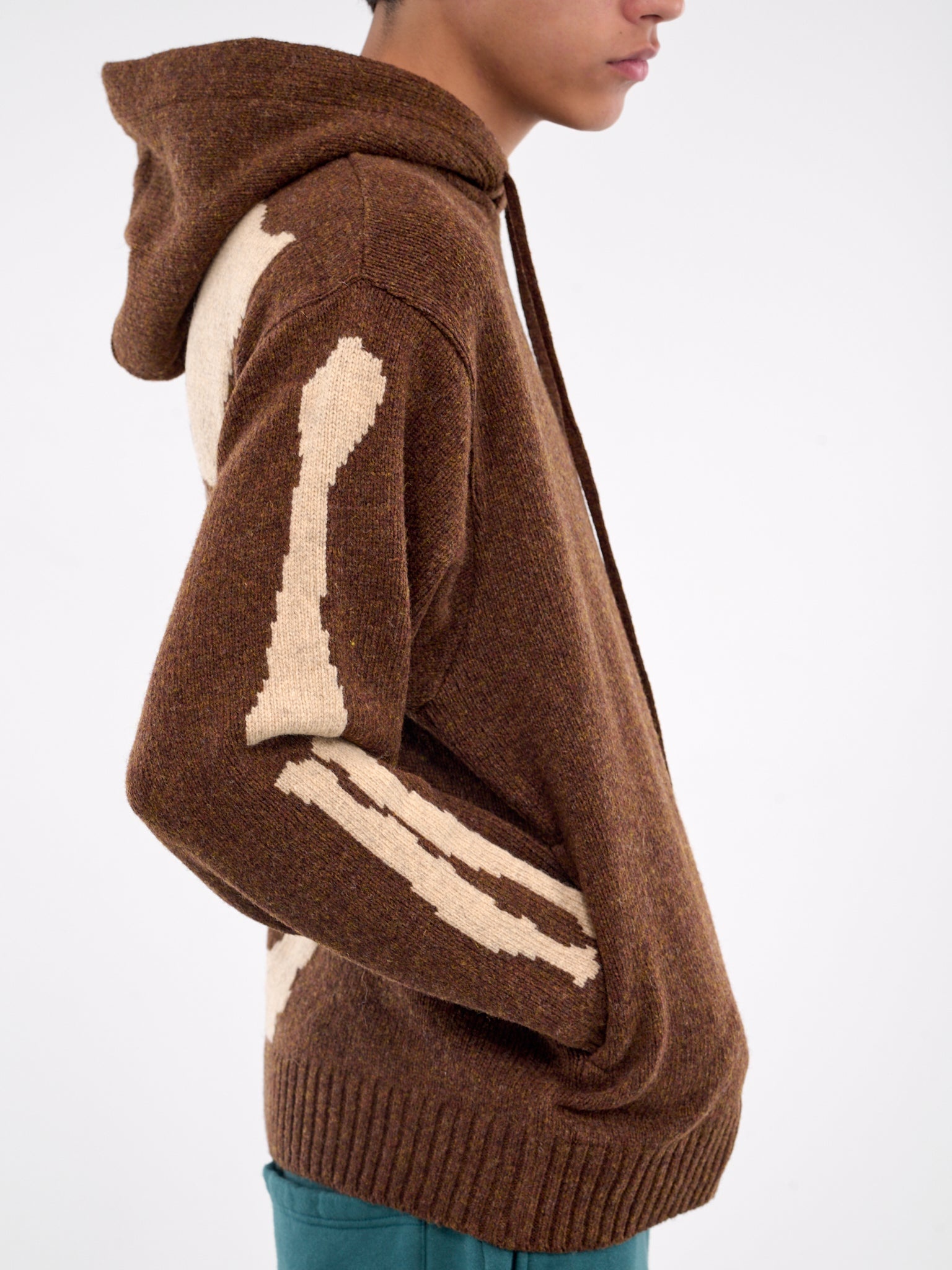 Bone Wool Hoodie - 4