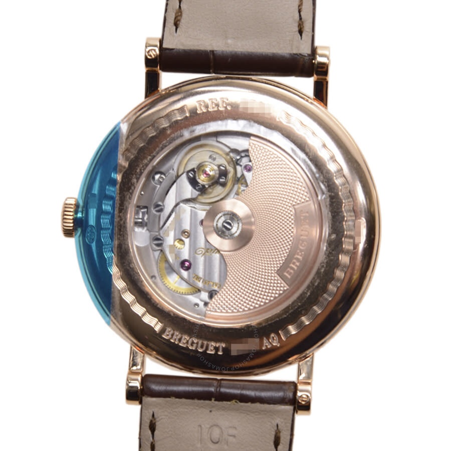 Breguet Classique Automatic Gold Dial Brown Leather Men's Watch 7787BR/12/9V6 - 4