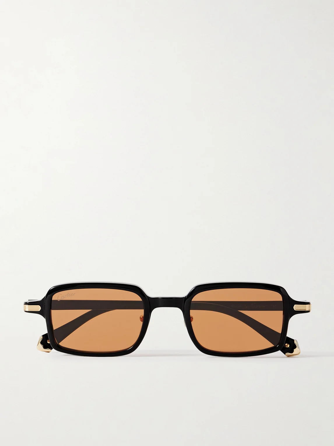 Rectangular-Frame Acetate Sunglasses - 1