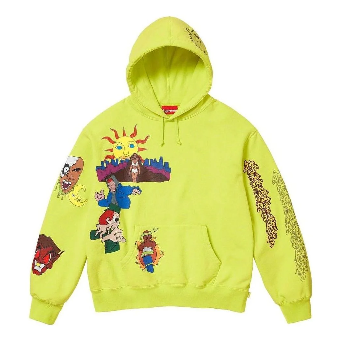 Supreme Sunrise Hooded Sweatshirt 'Yellow Multi-Color' SUP-FW23-042 - 1