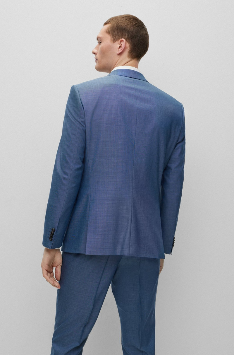 BOSS SLIM-FIT SUIT IN WOOL, SILK AND STRETCH outlook