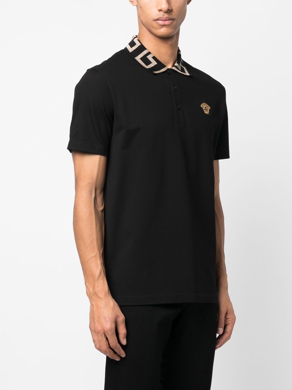 Medusa Head motif polo shirt - 3