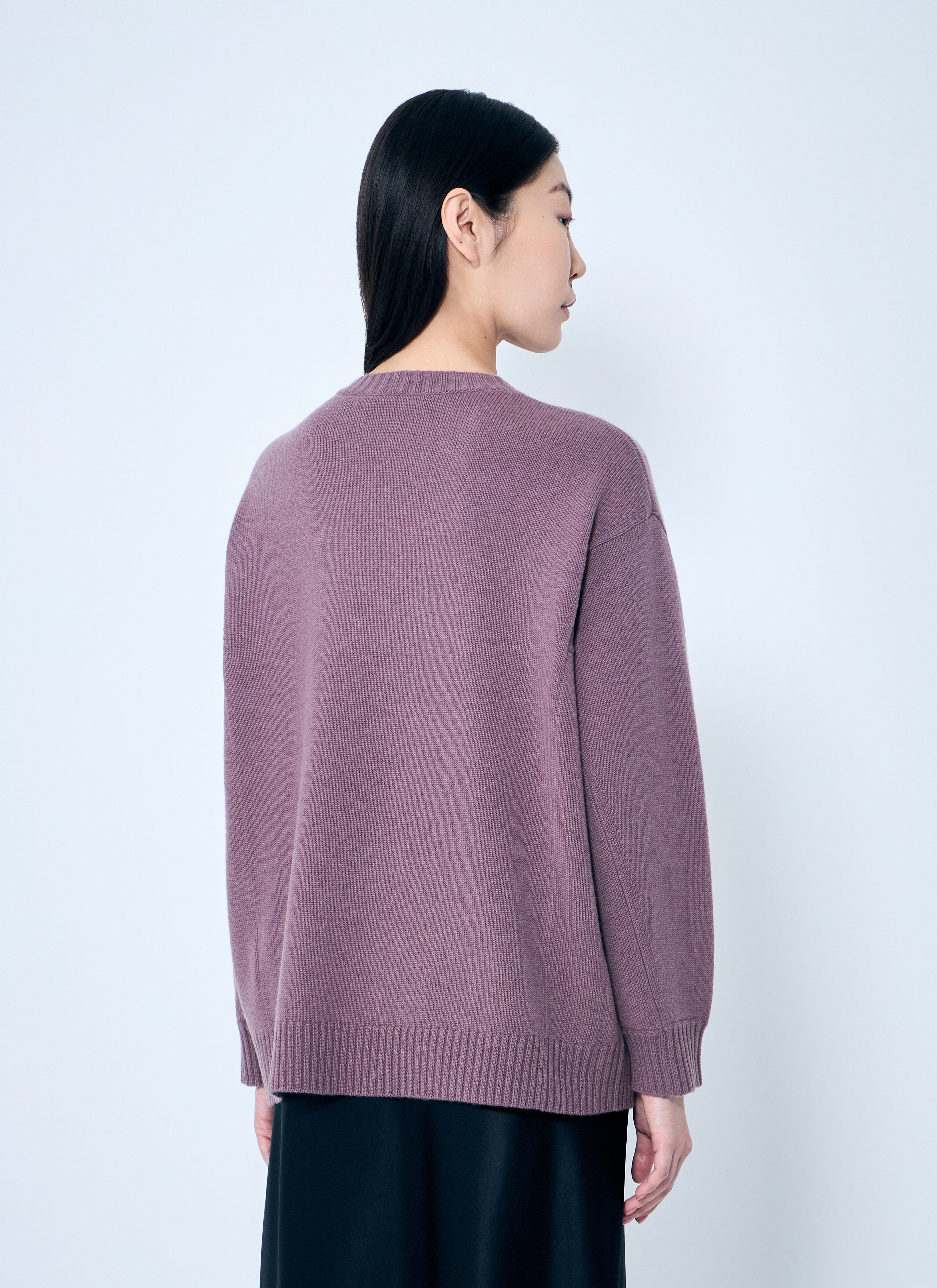 Oversized Wool And Cashmere Sweater - 4