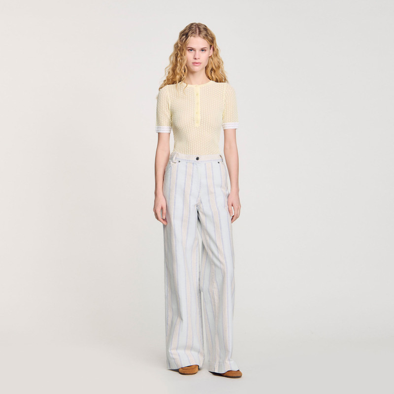 Sandro STRIPED JEANS outlook