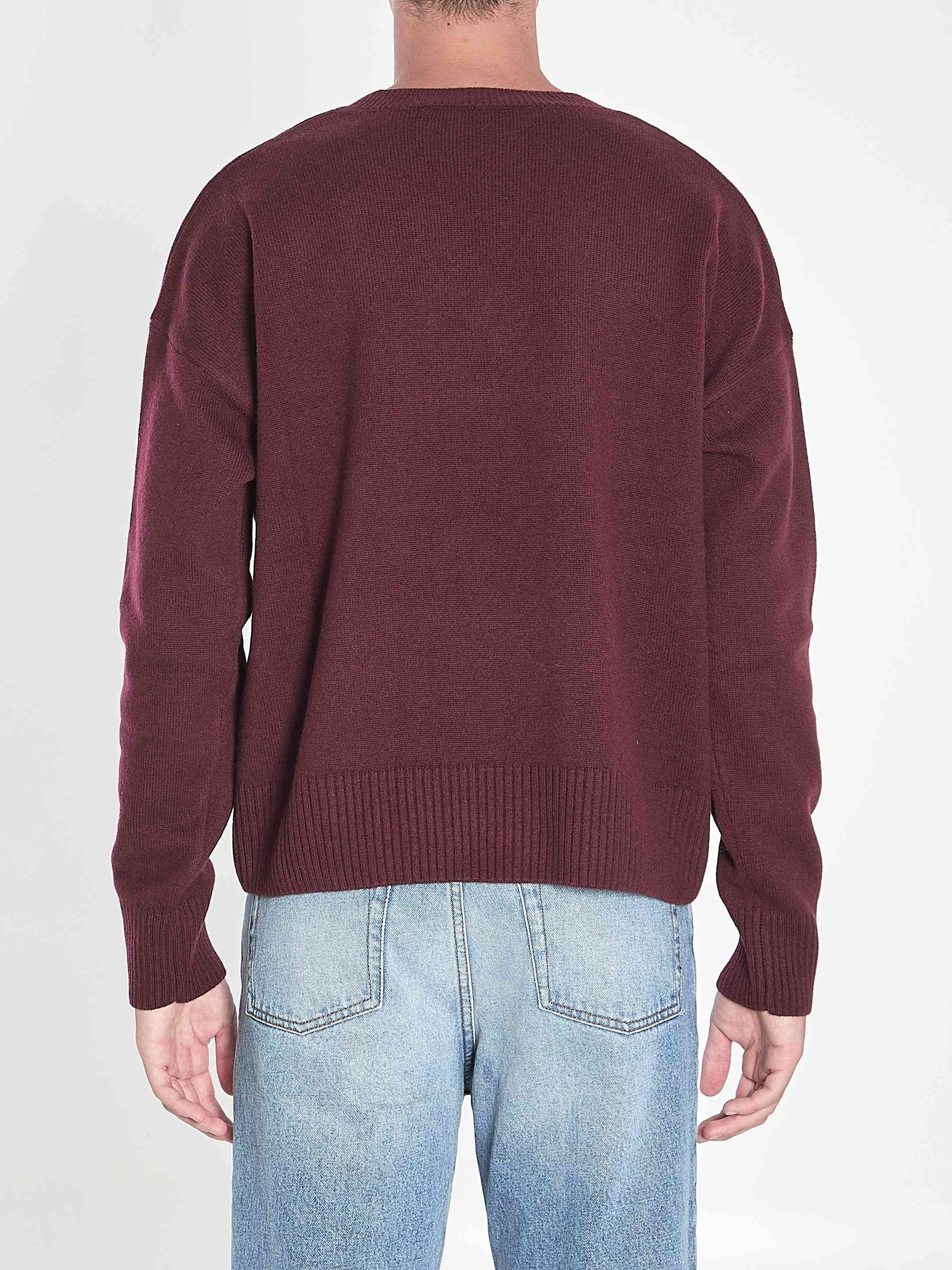 Ami Paris Men Ami De Coeur Pullover - 4