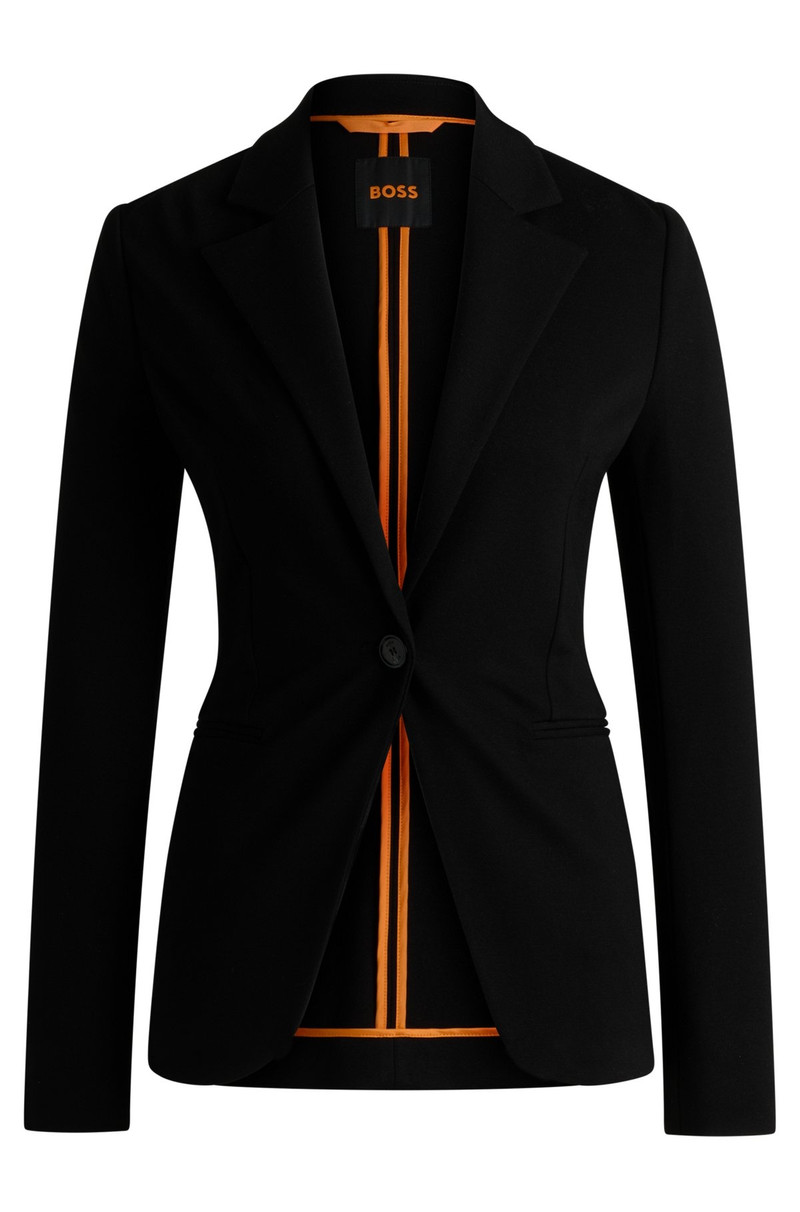 FITTED BLAZER IN STRETCH JERSEY 1