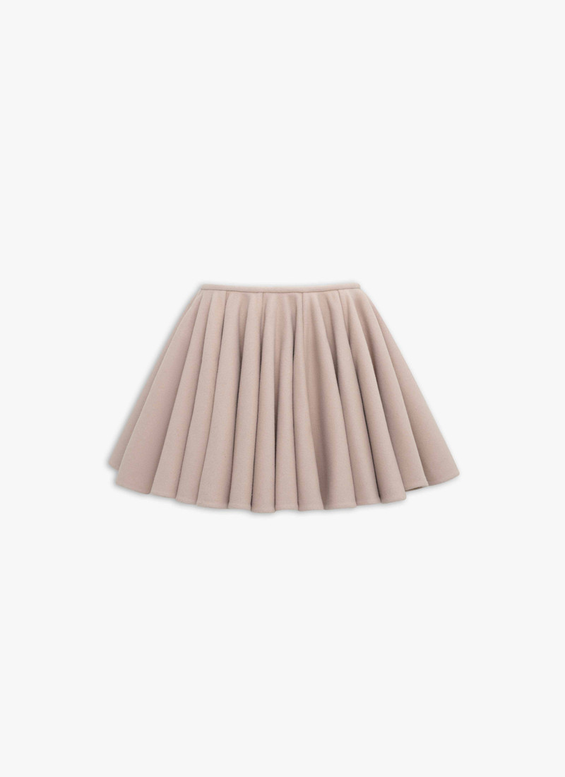 CASHMERE-BLEND SKATER SKIRT - 1