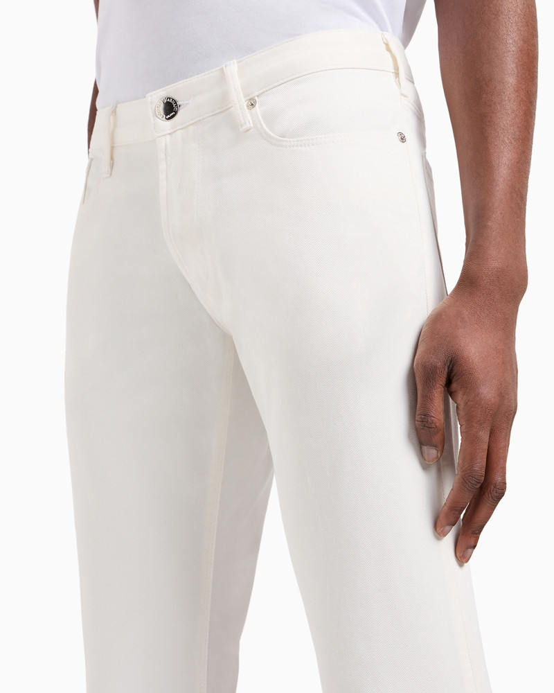 J06 Stretch-twill slim-fit trousers 5