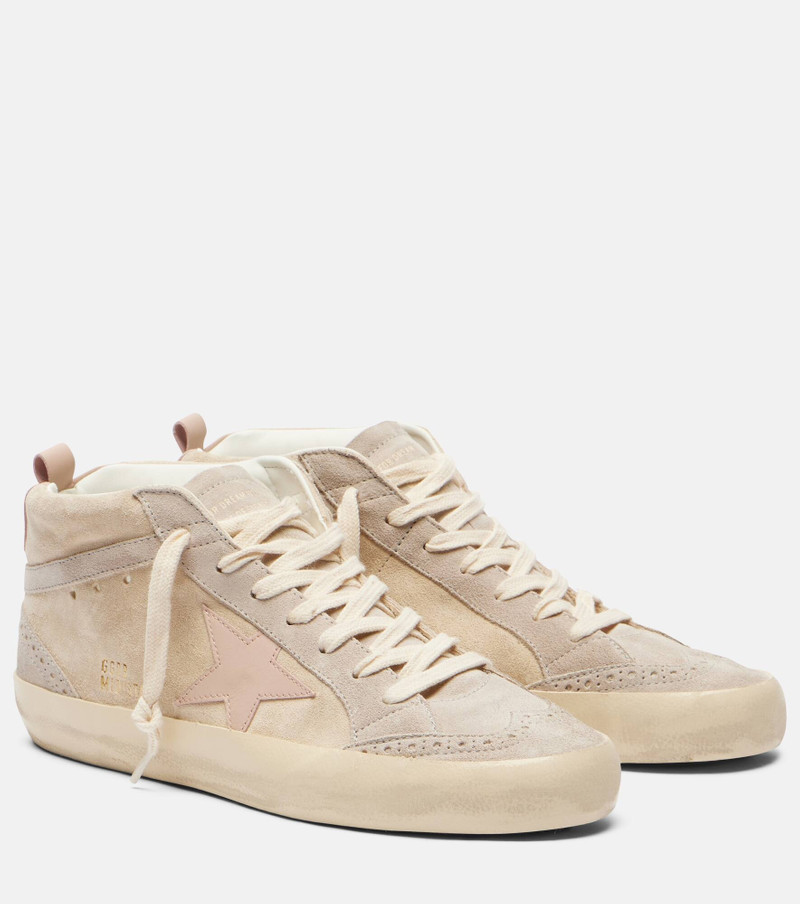 Mid Star suede high-top sneakers 1