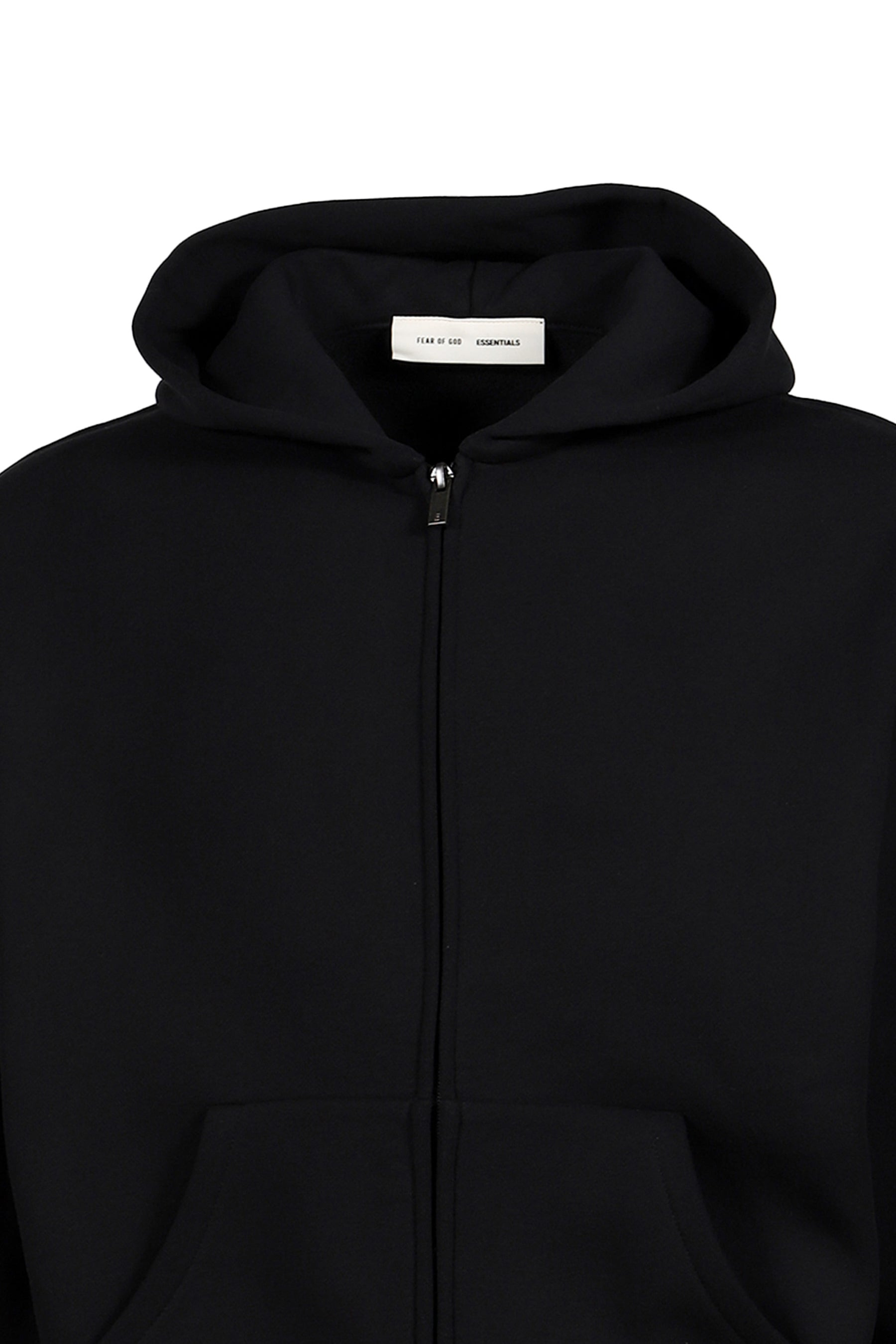 CLASSIC FIT FLEECE ZIP UP HOODIE / JET BLK - 9
