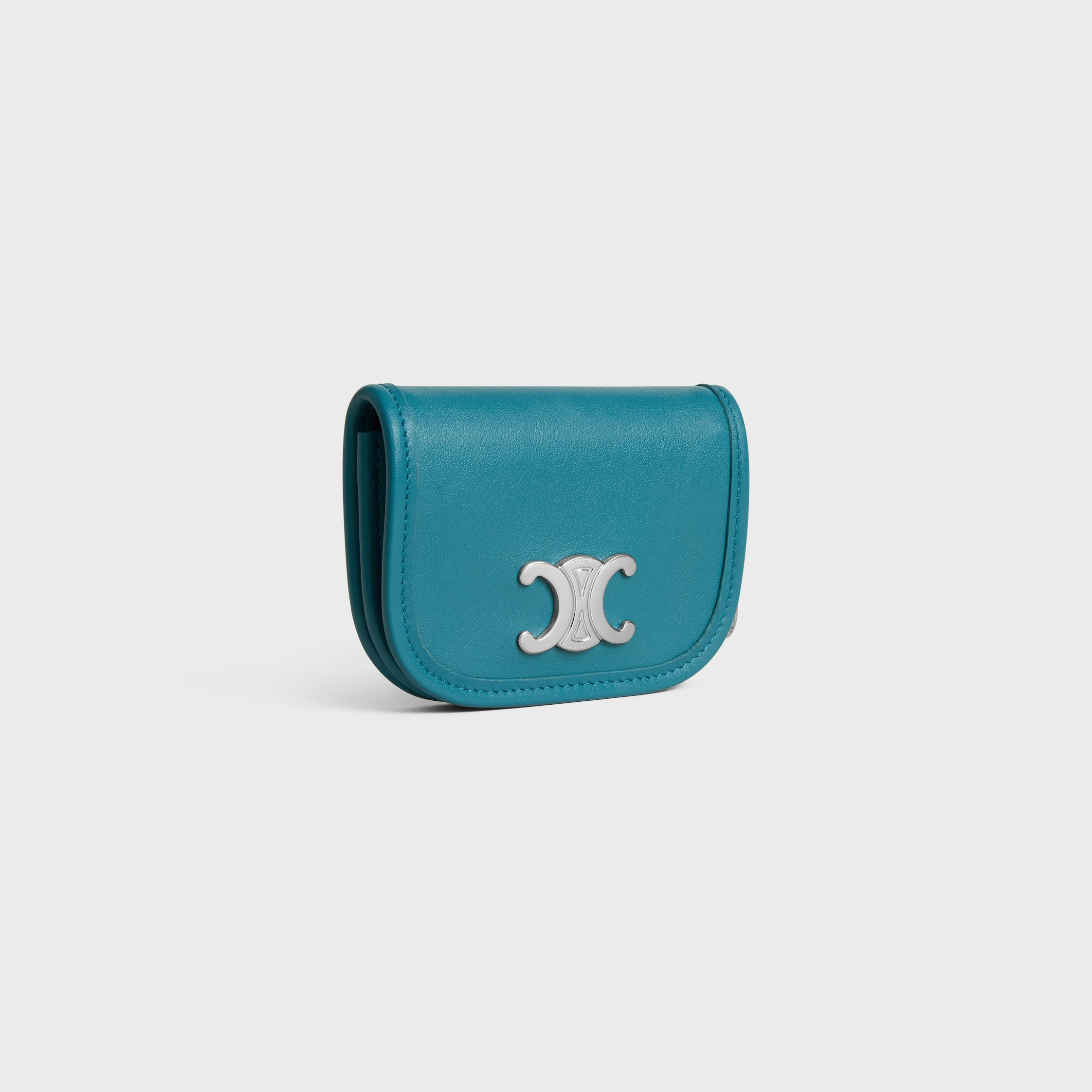 KEYRING NANO BESACE TRIOMPHE IN SMOOTH CALFSKIN - 2