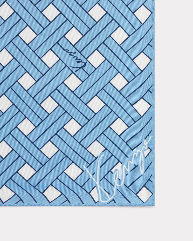 KENZO 'KENZO Weave' silk square outlook