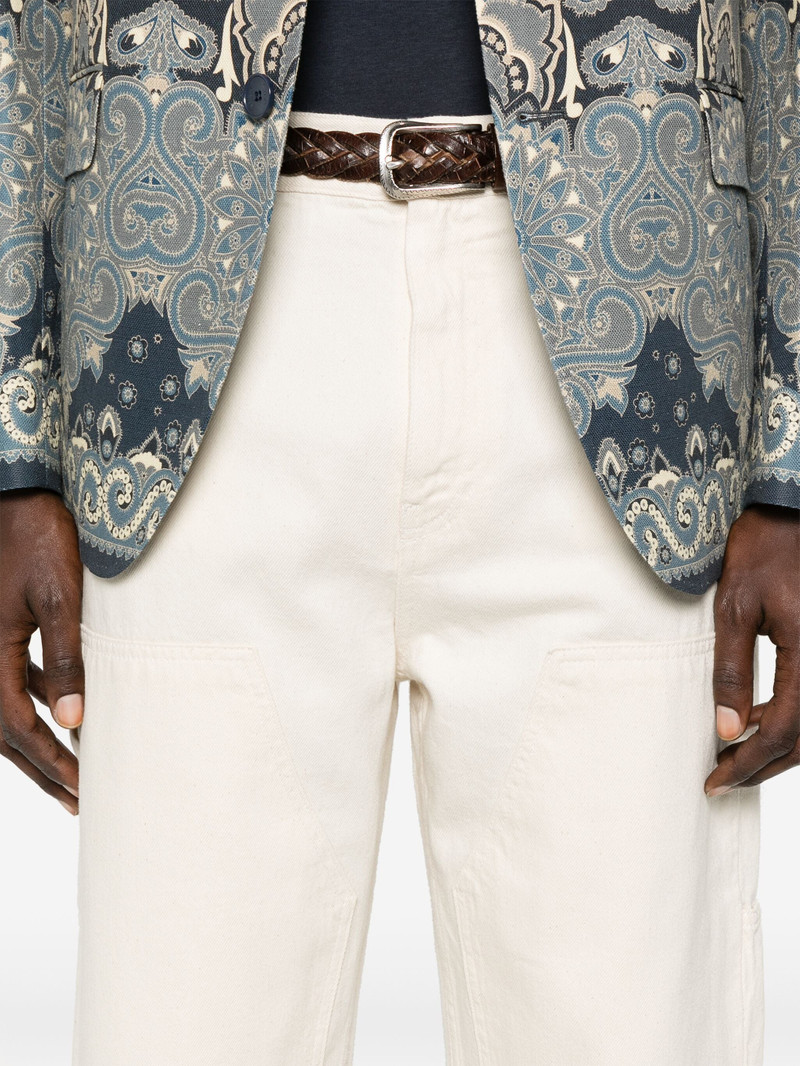 RAW CARGO DENIM PANTS 4