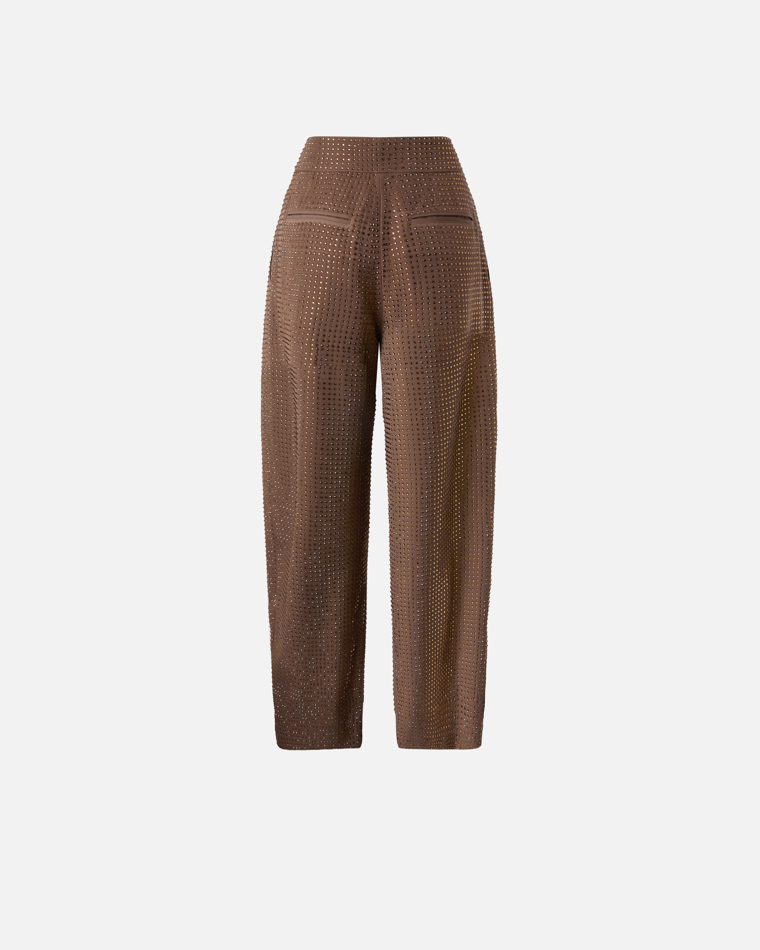 WIDE FULL RHINESTONE TROUSERS - 6