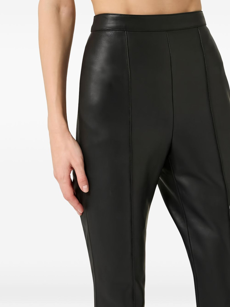 leather side-slits trousers 5