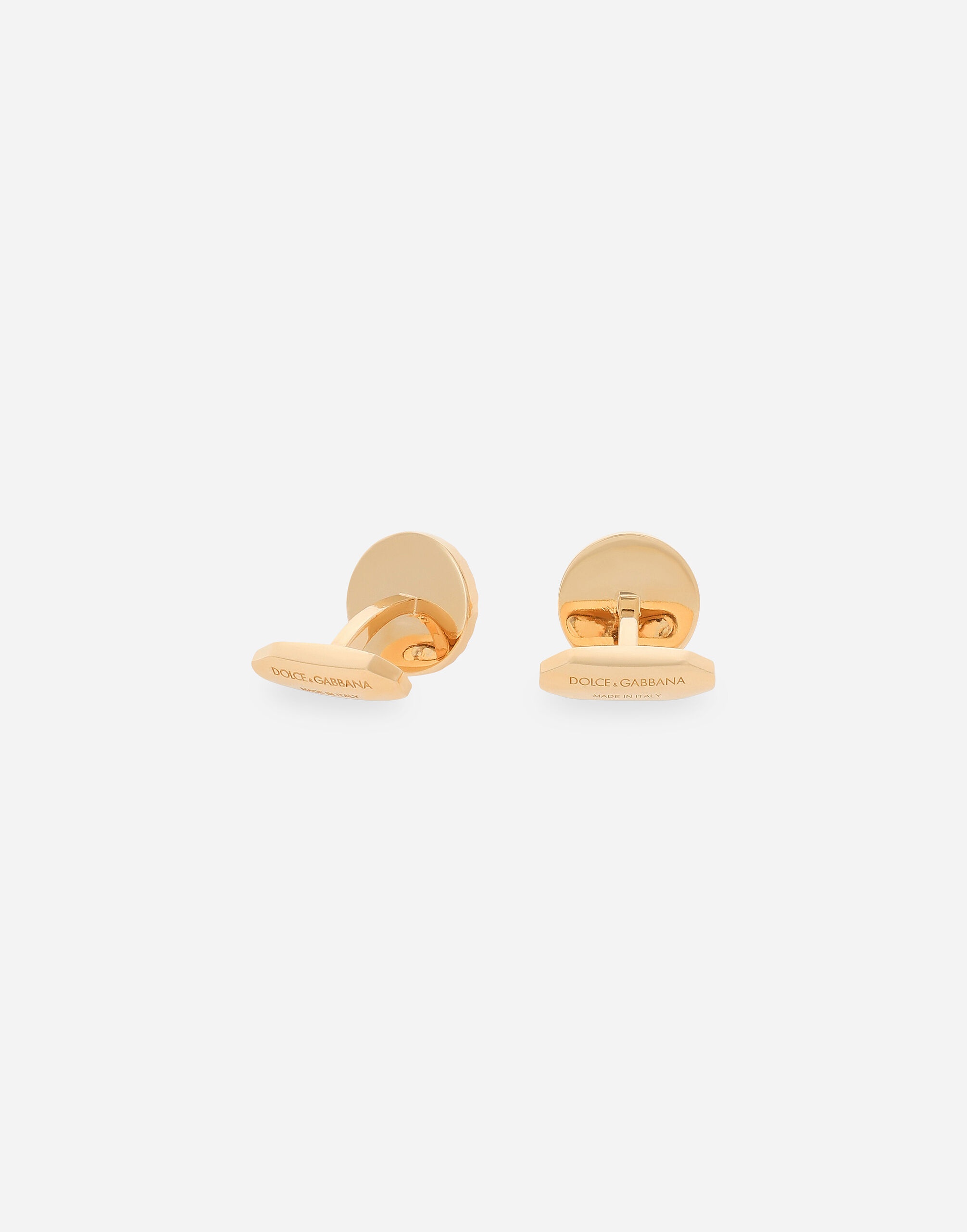 Round cufflinks with DG logo - 3