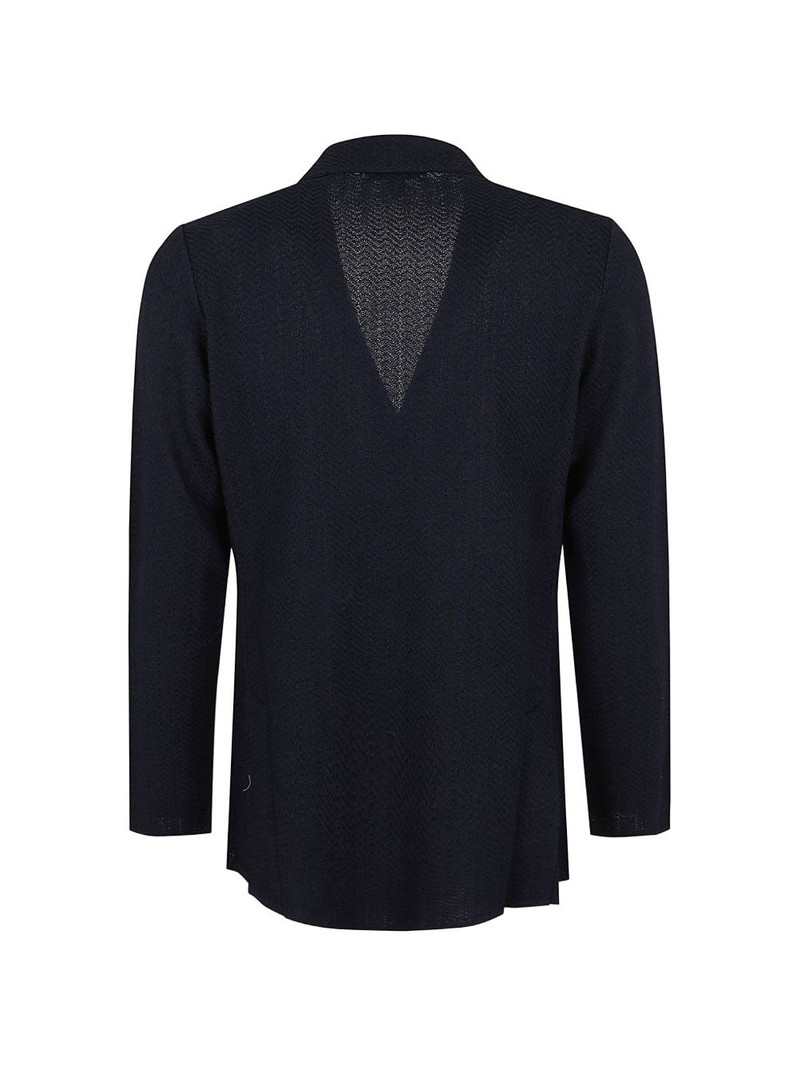 LARDINI double-breasted cotton blazer outlook