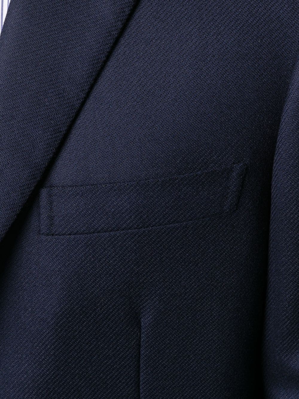 single-breasted virgin wool blazer - 5