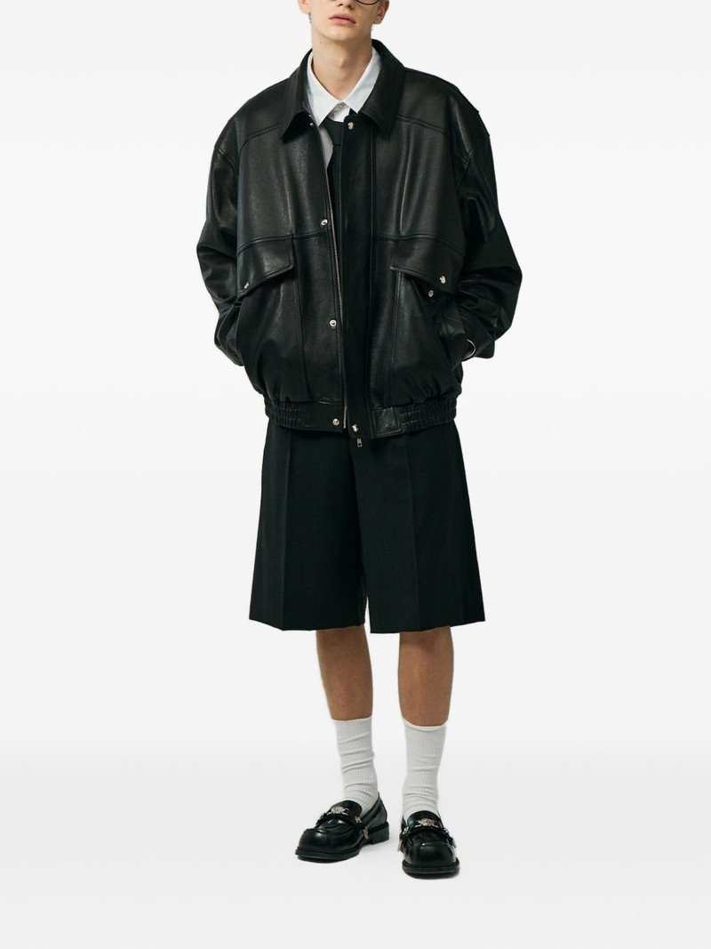 Dunst pleated bermuda shorts outlook