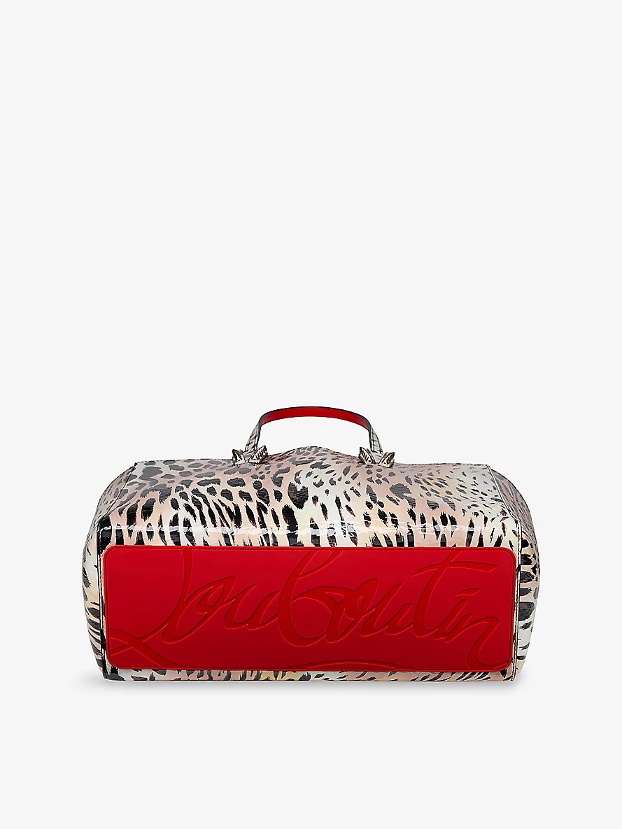 Cabata Small Cheetah Naplak Leather Tote Bag - 5