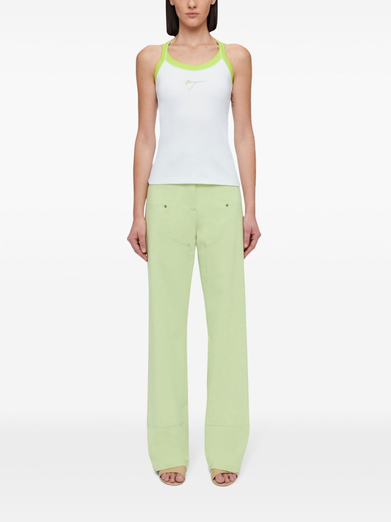 FERRAGAMO high-waisted carpenter trousers outlook