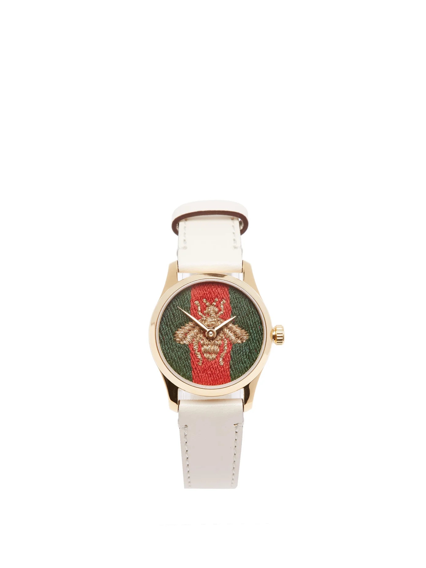 G-timeless Web stripe & gold PVD watch - 1