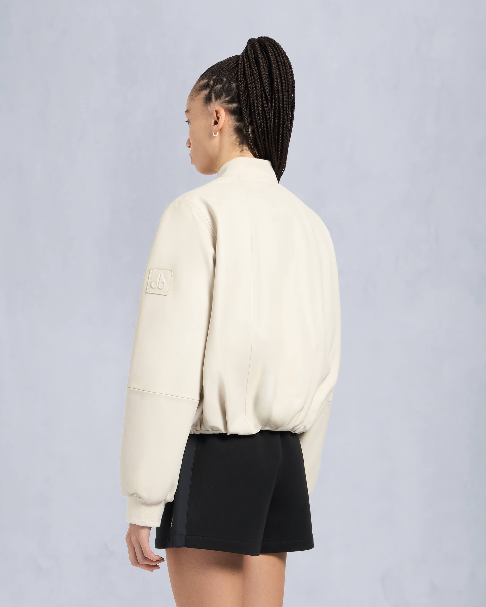 CARDIN LEATHER BOMBER JACKET - 4