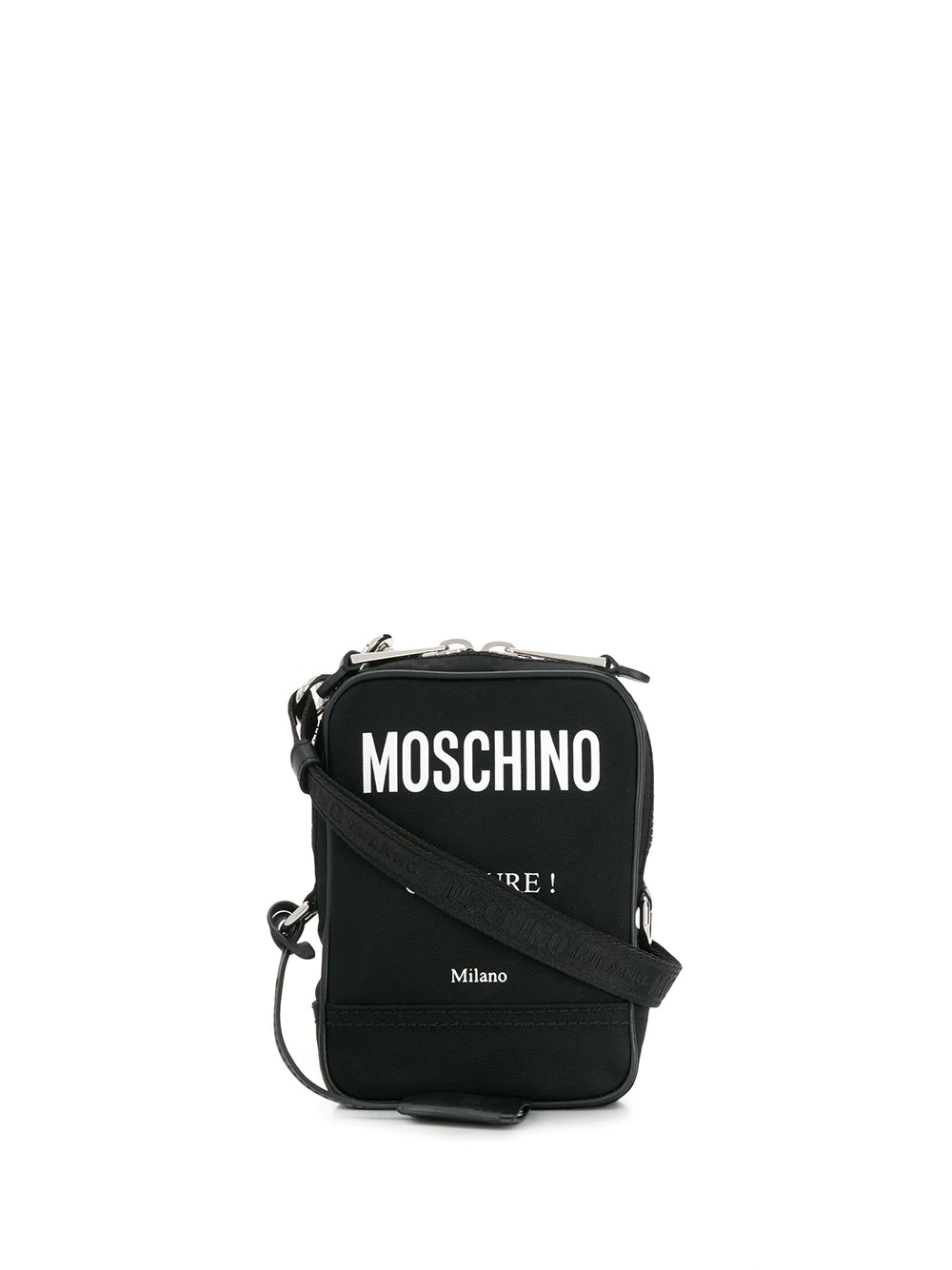 logo print cross body bag - 1