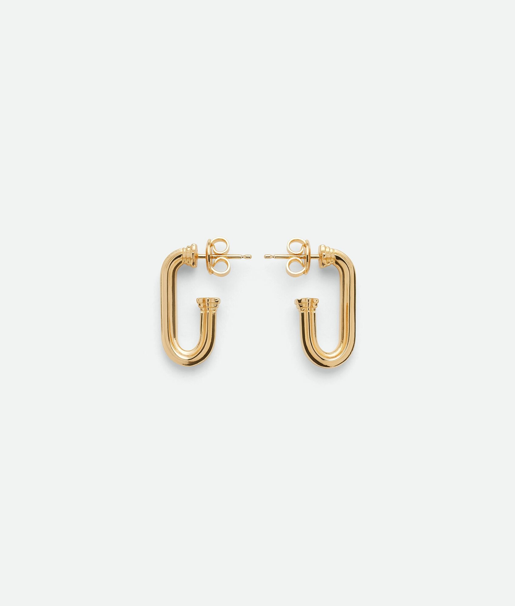 Bottega Veneta Pillar hoop earrings | danielloboutique