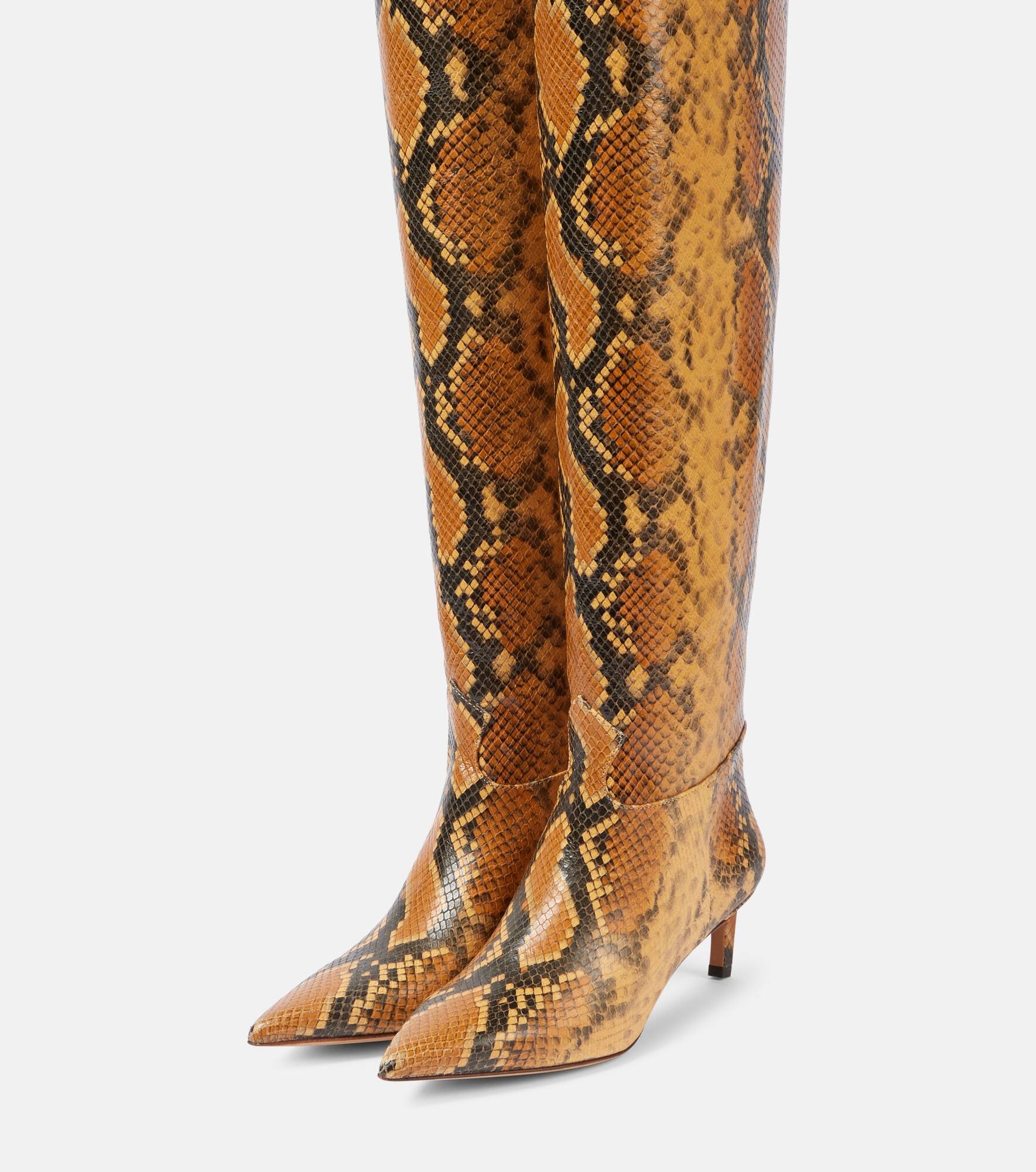 Carolina 55 leather over-the-knee boots - 4