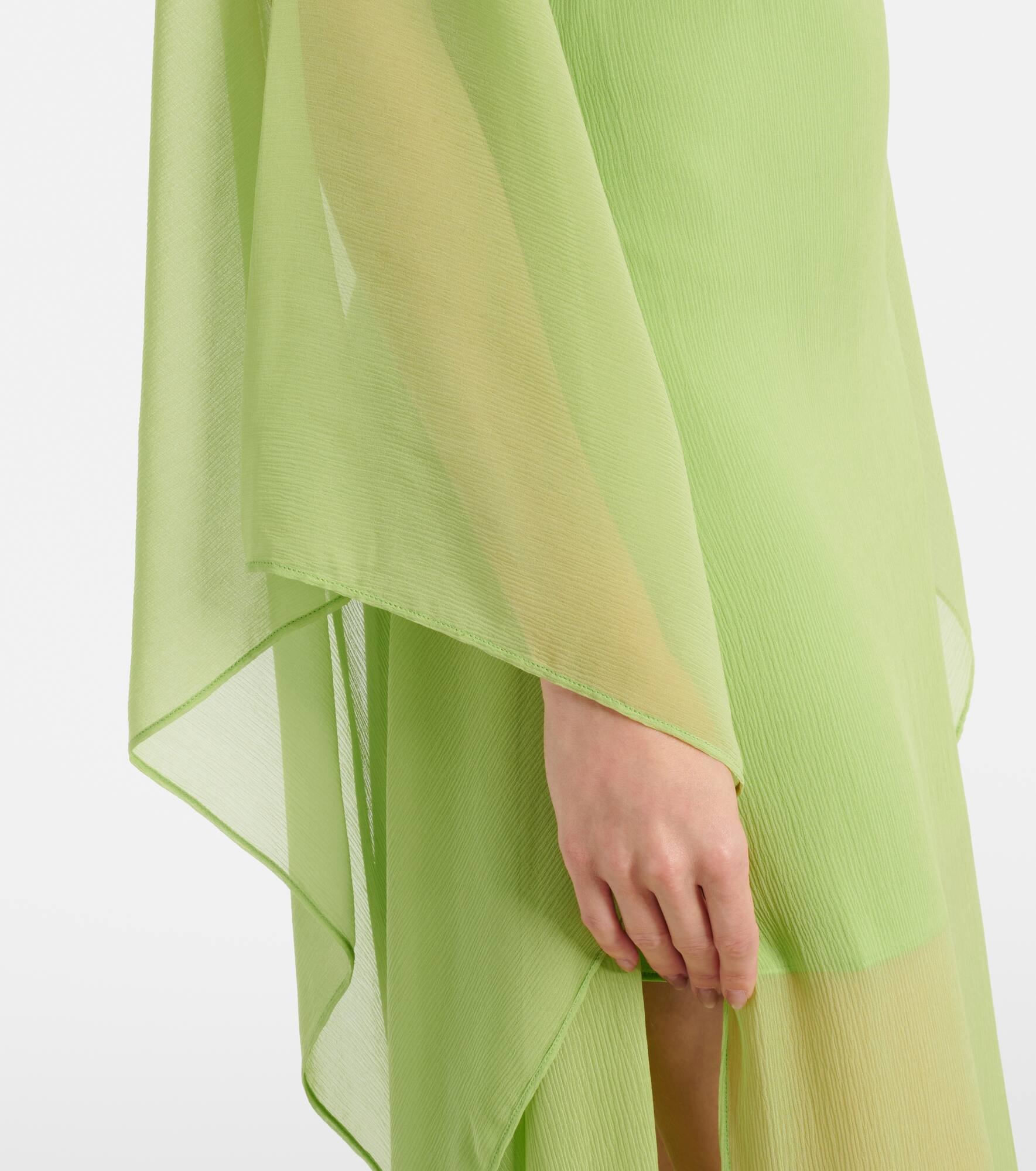 Lanzarote semi-sheer silk kaftan - 5