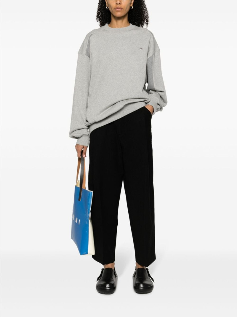 ADER error logo-patch cotton sweatshirt outlook