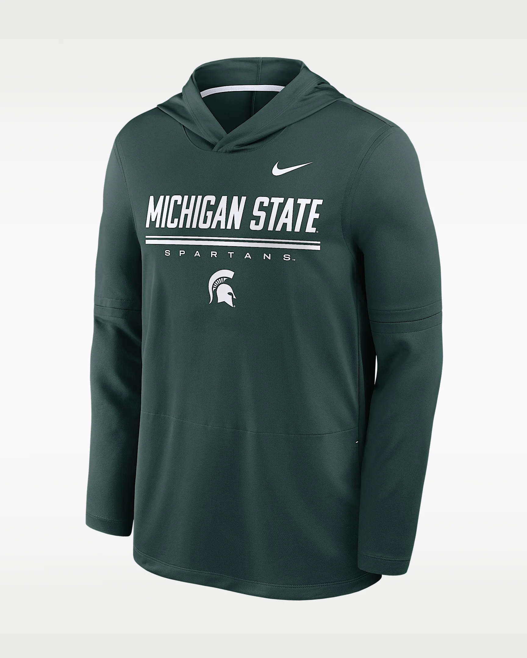 Michigan State Sideline Men's Nike Dri-FIT College Long-Sleeve Hooded Top - 1