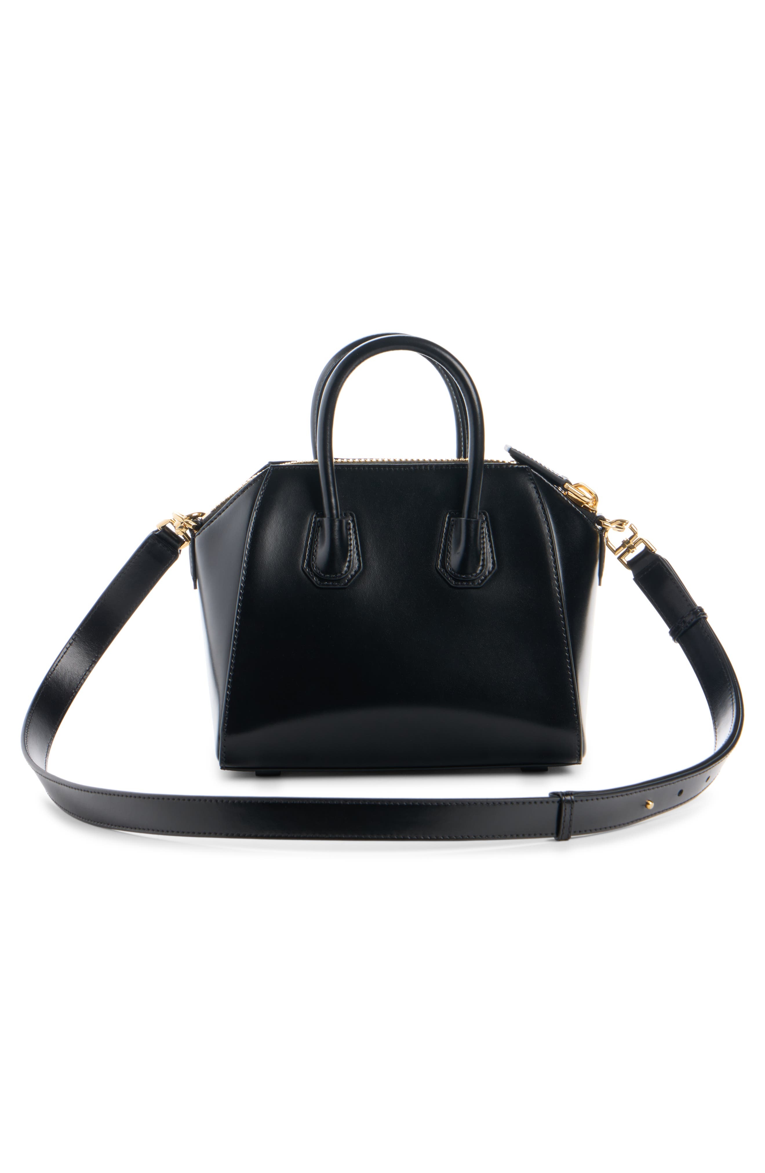 Givenchy Small Antigona Leather Satchel in Black at Nordstrom - 3