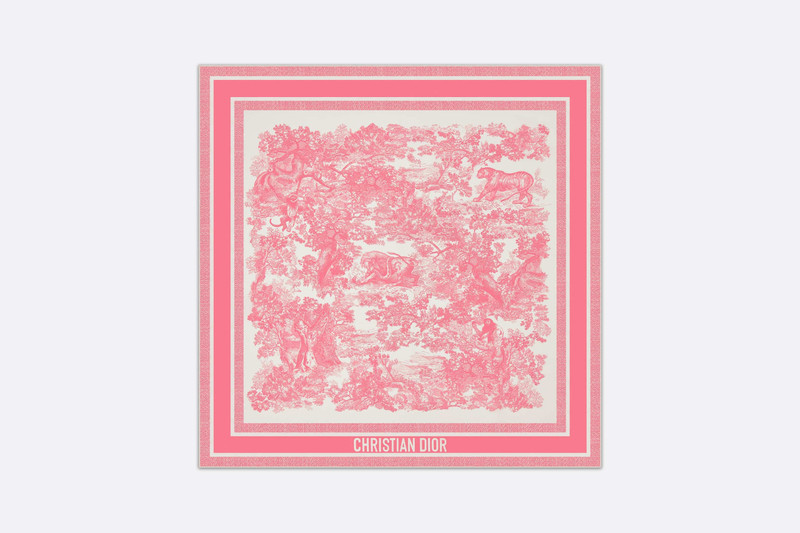 Dioriviera Toile de Jouy Sauvage 90 Square Scarf 1