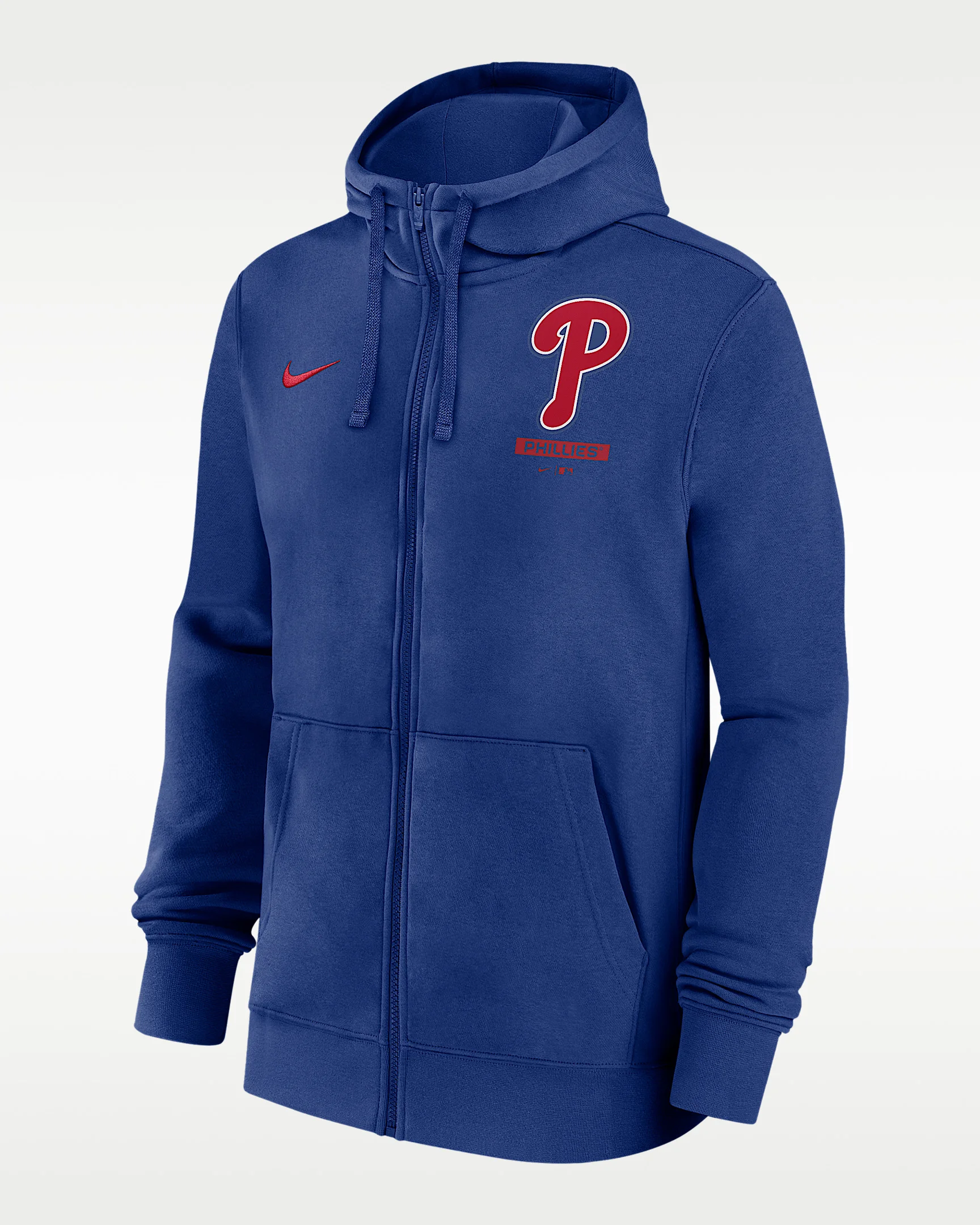 Philadelphia Phillies Lockup Men's Nike MLB Full-Zip Hoodie - 1