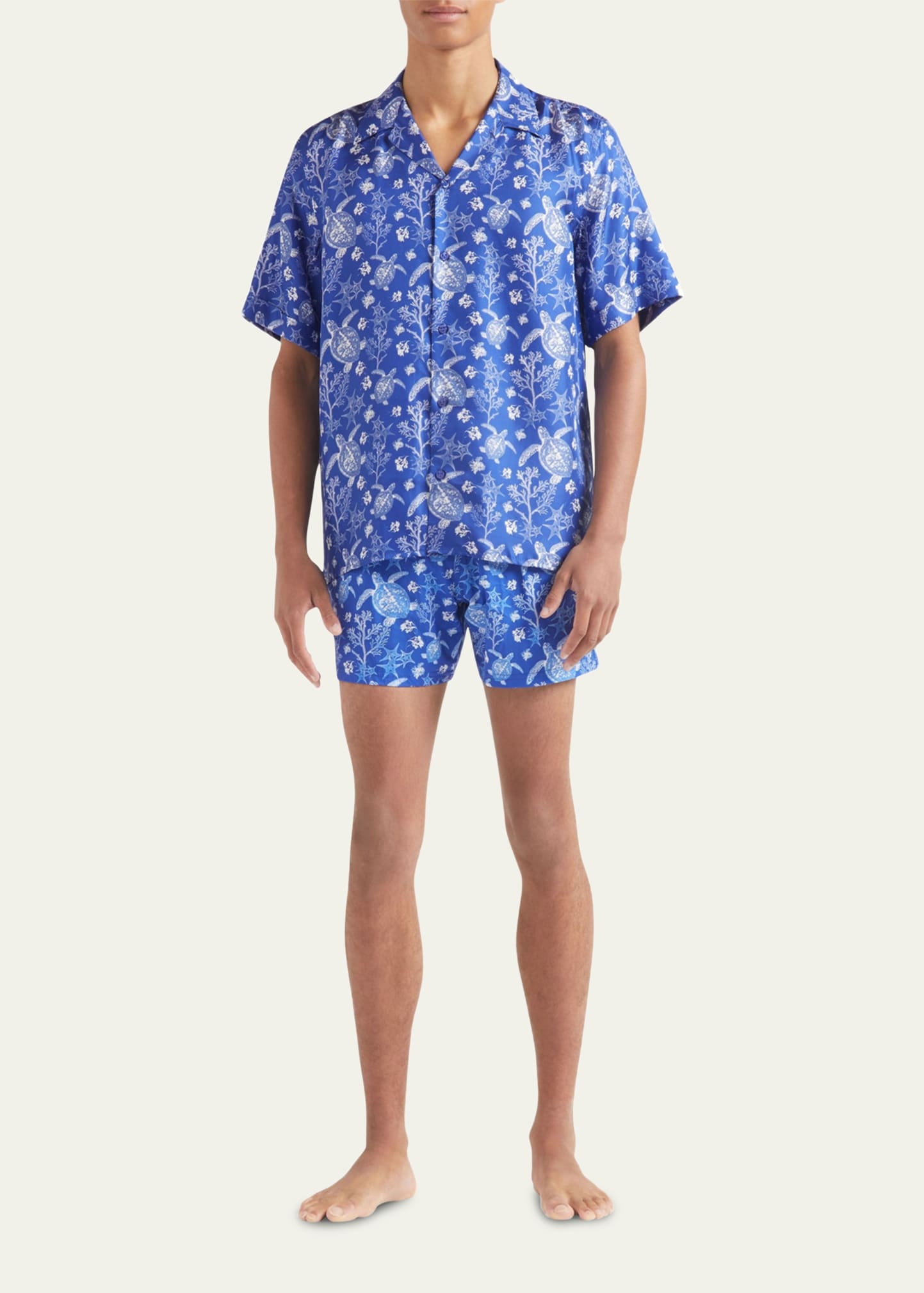 Men's Silk X-Ray Turtles Bowling Shirt - 2