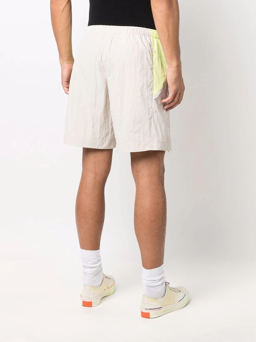 colourblock knee-length shorts - 4